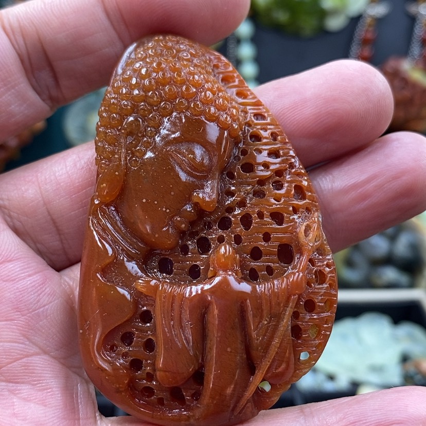 【闪购商品】未镶嵌蛇纹石玉吊坠