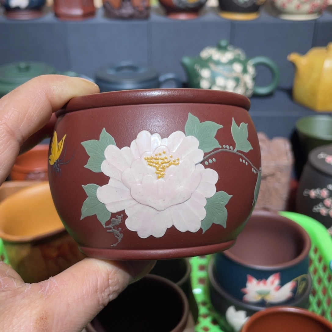 原矿紫砂手工主人杯