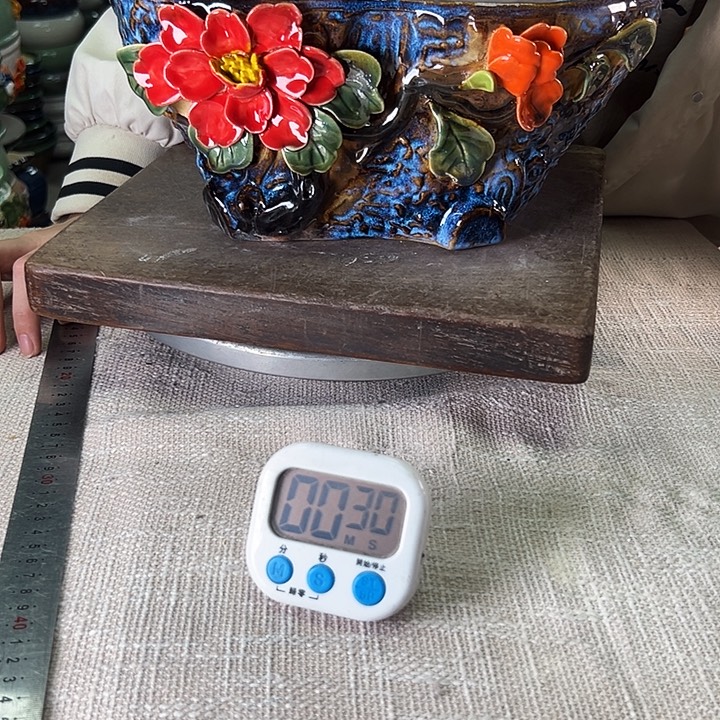 泳坤堂石湾花盆陶瓷