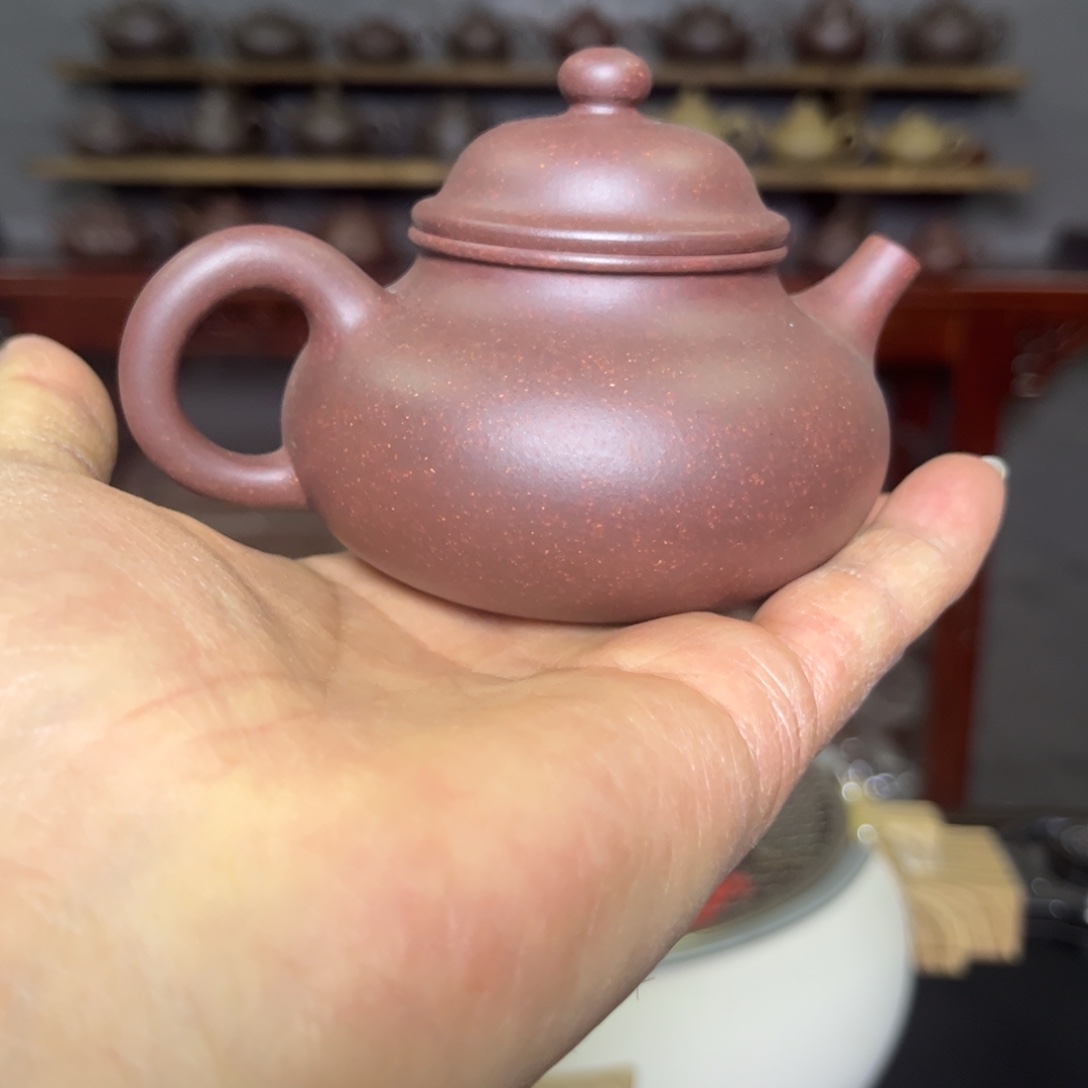 曙***临紫砂茶壶底槽青容天半手工