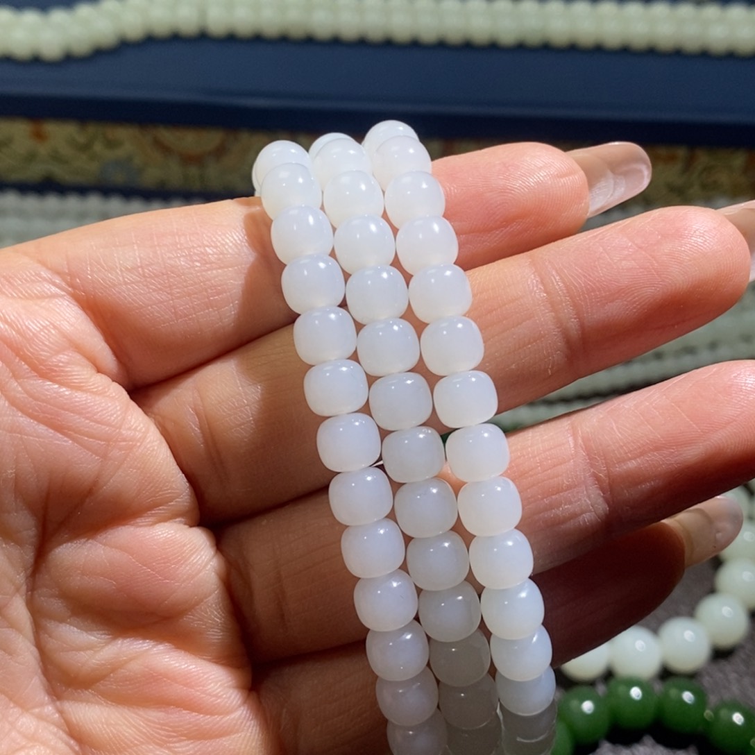 和田玉手链未镶嵌执****梦