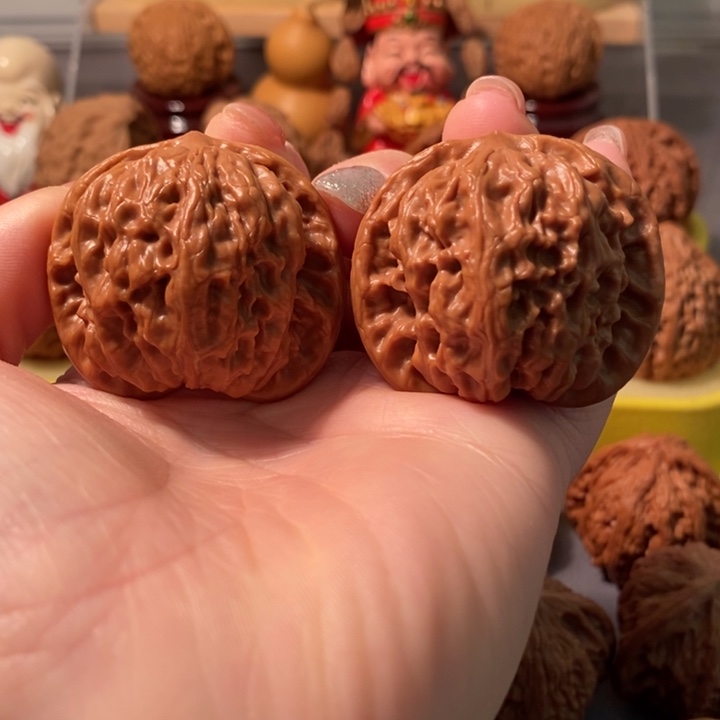 吊坠文玩核桃42野狼