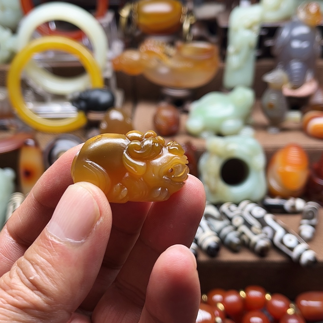 玛瑙/玉髓未镶嵌车挂