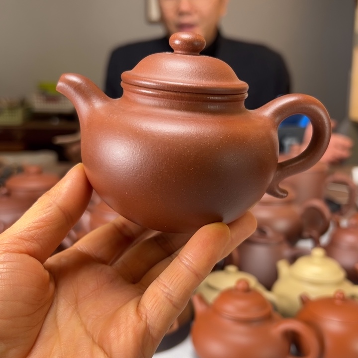 浪***子茶壶紫砂半手工莲子壶福利