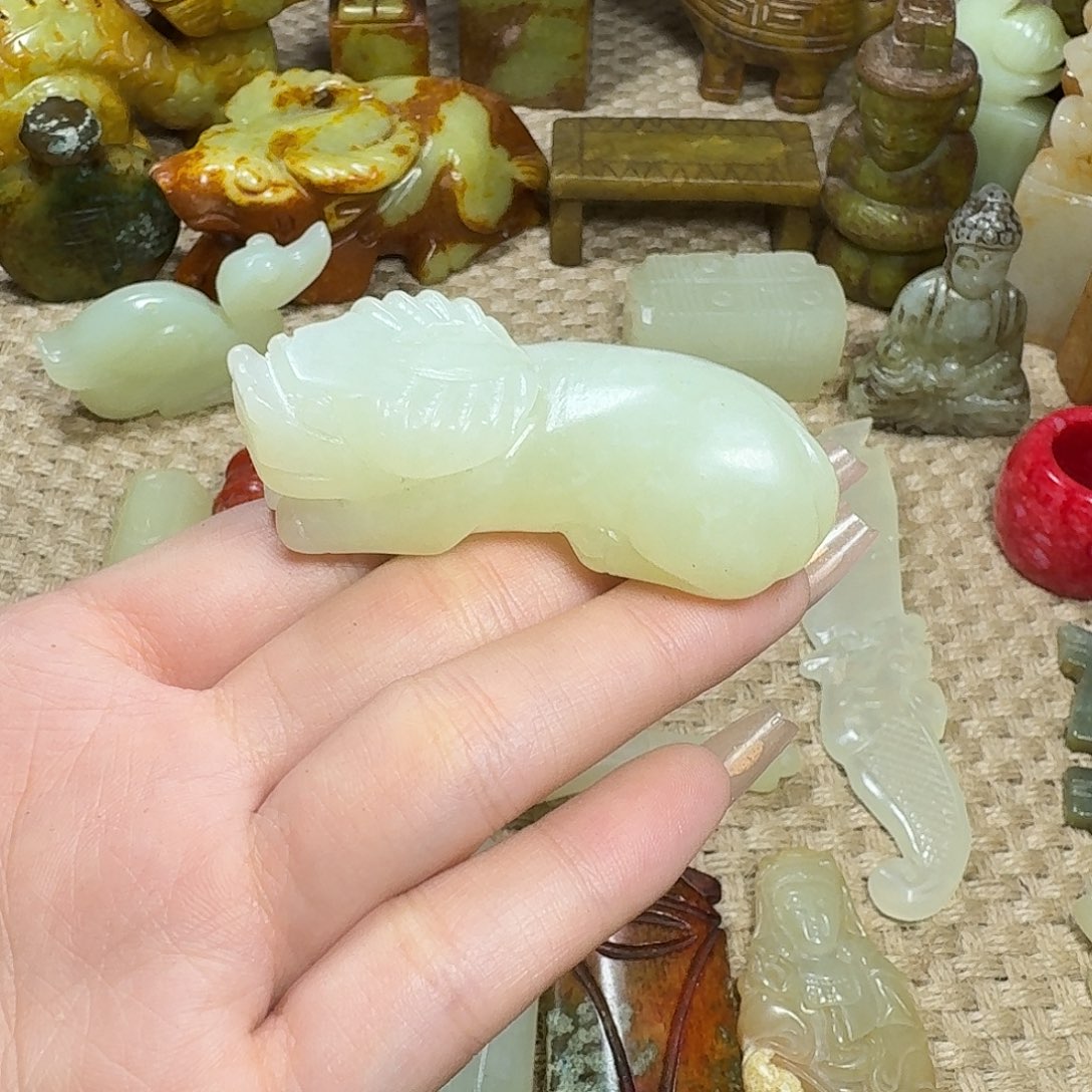 白玉菩提吊坠挂件