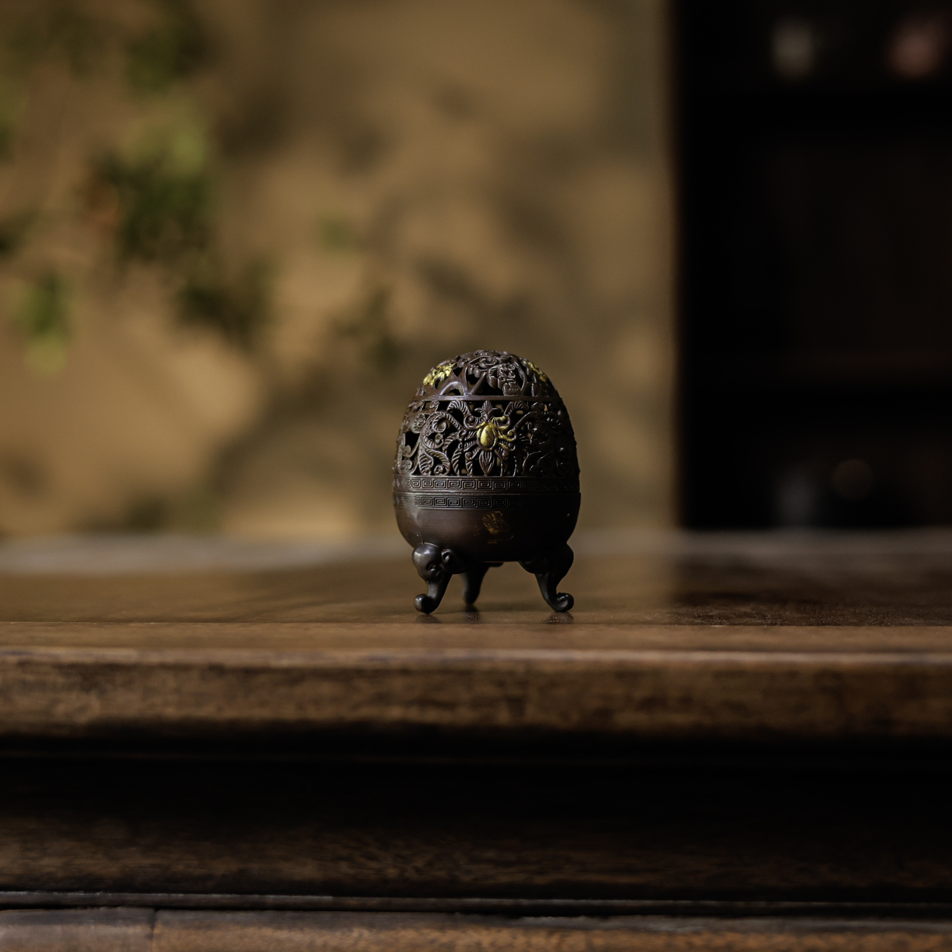 【福器】镂空蛋壳香炉（Q8619）