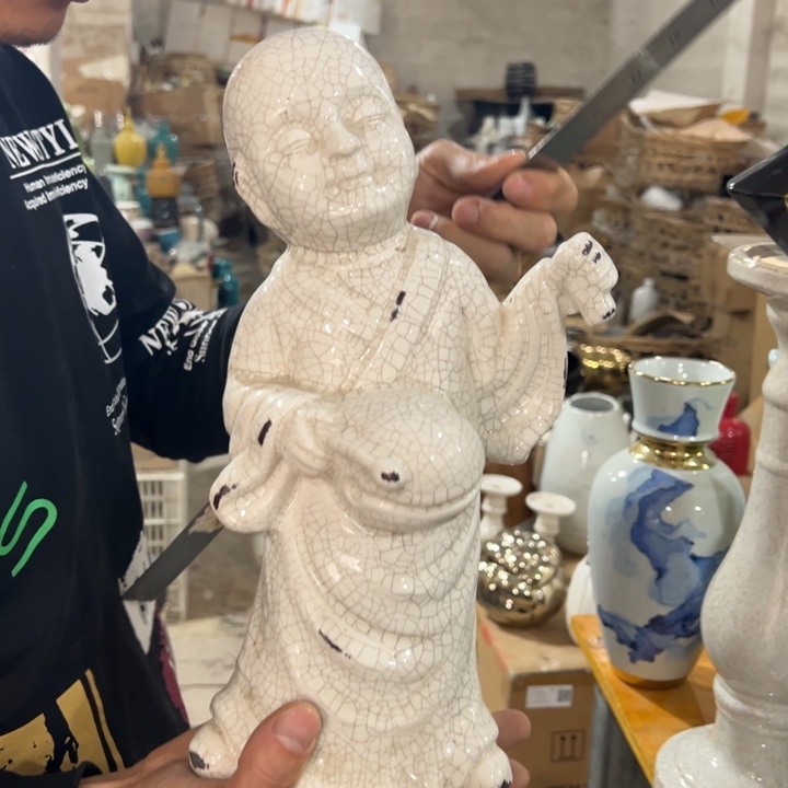 摆件高32宽20公分微瑕捡漏做旧款