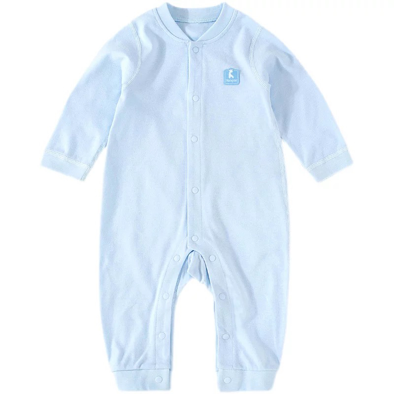 婴幼儿连体哈衣简约设计方便穿脱宝宝理想选择睡衣长袖婴儿纯棉