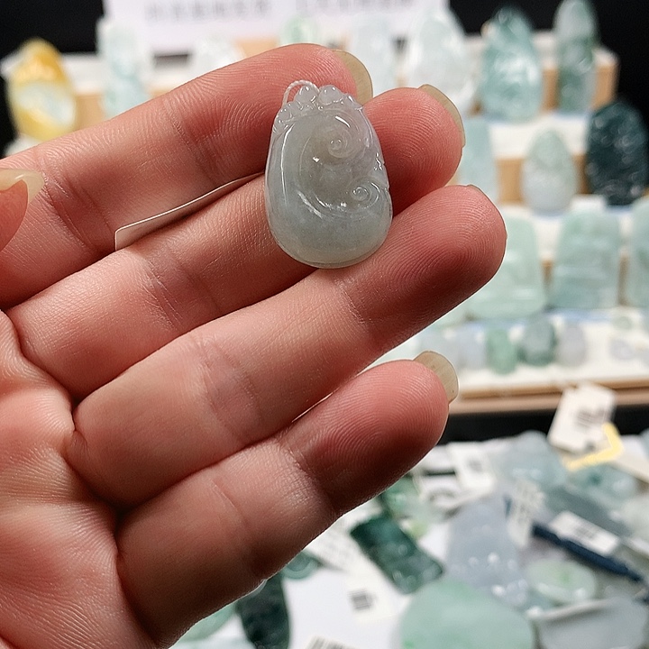 吊坠(不含链)未镶嵌翡翠24如意