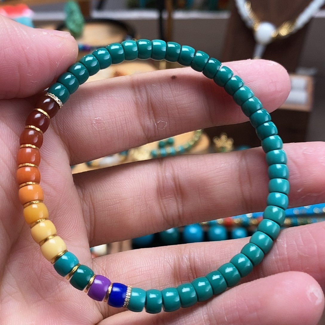 绿松石珠宝奇石未镶嵌