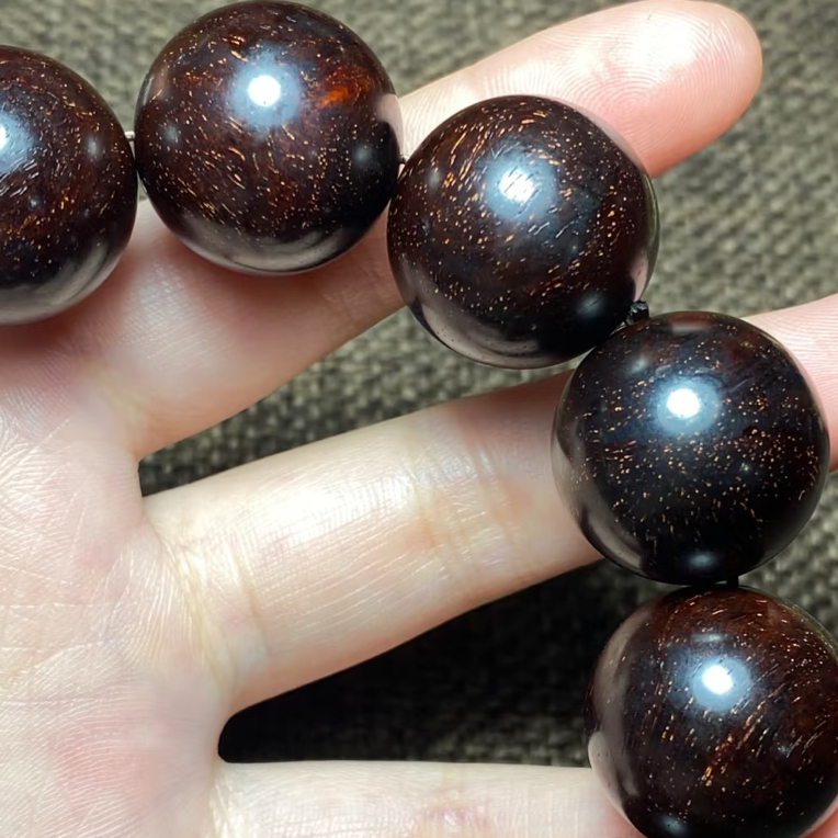紫檀金星手串2.0