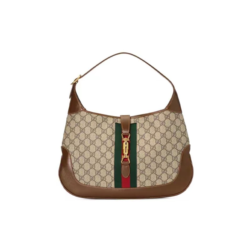 全新未使用 GUCCI/古驰 Jackie 1961 半月腋下包 中号