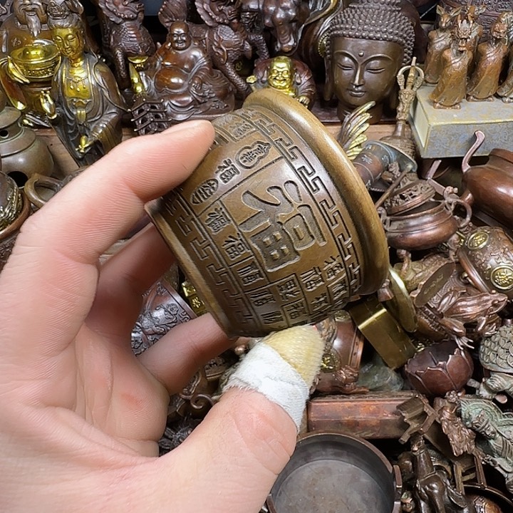 铜材质文玩摆件装饰