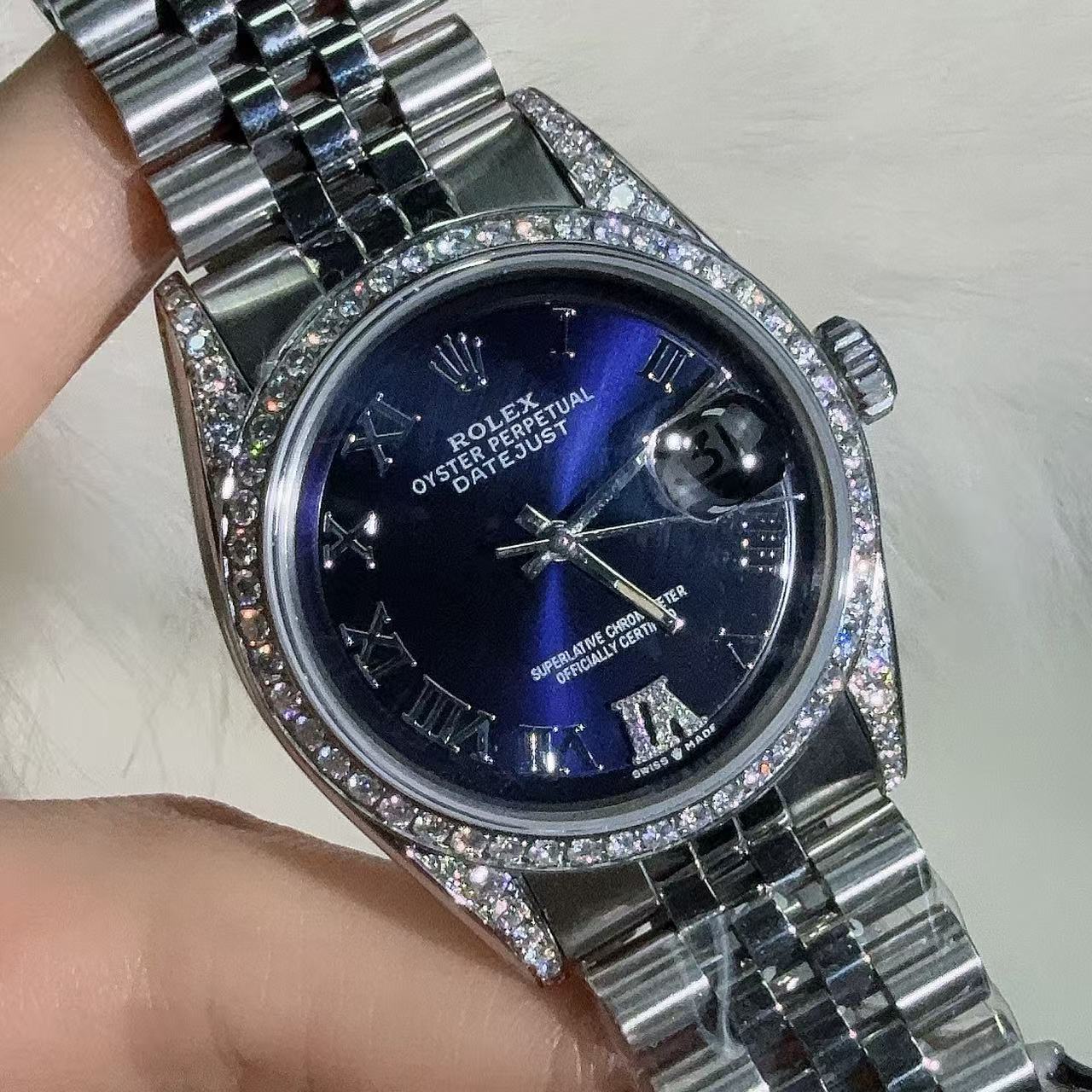 99新 Rolex/劳力士 日志系列/36mm/自动机械/后镶钻