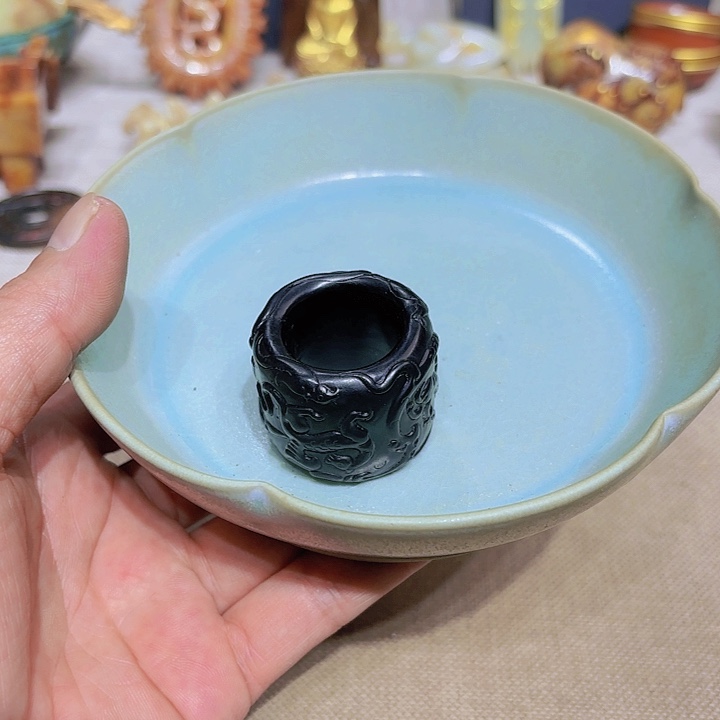 茶盏令**玉摆件等摆件摆件等
