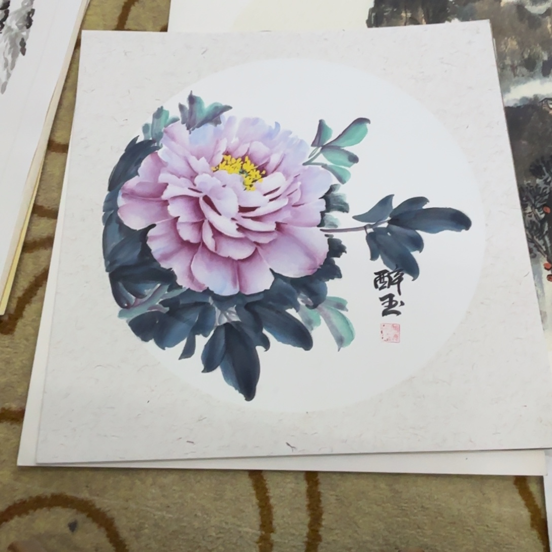 国画国画老师作品刘