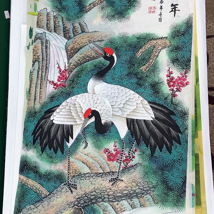 国画已四尺整张秦孝莲