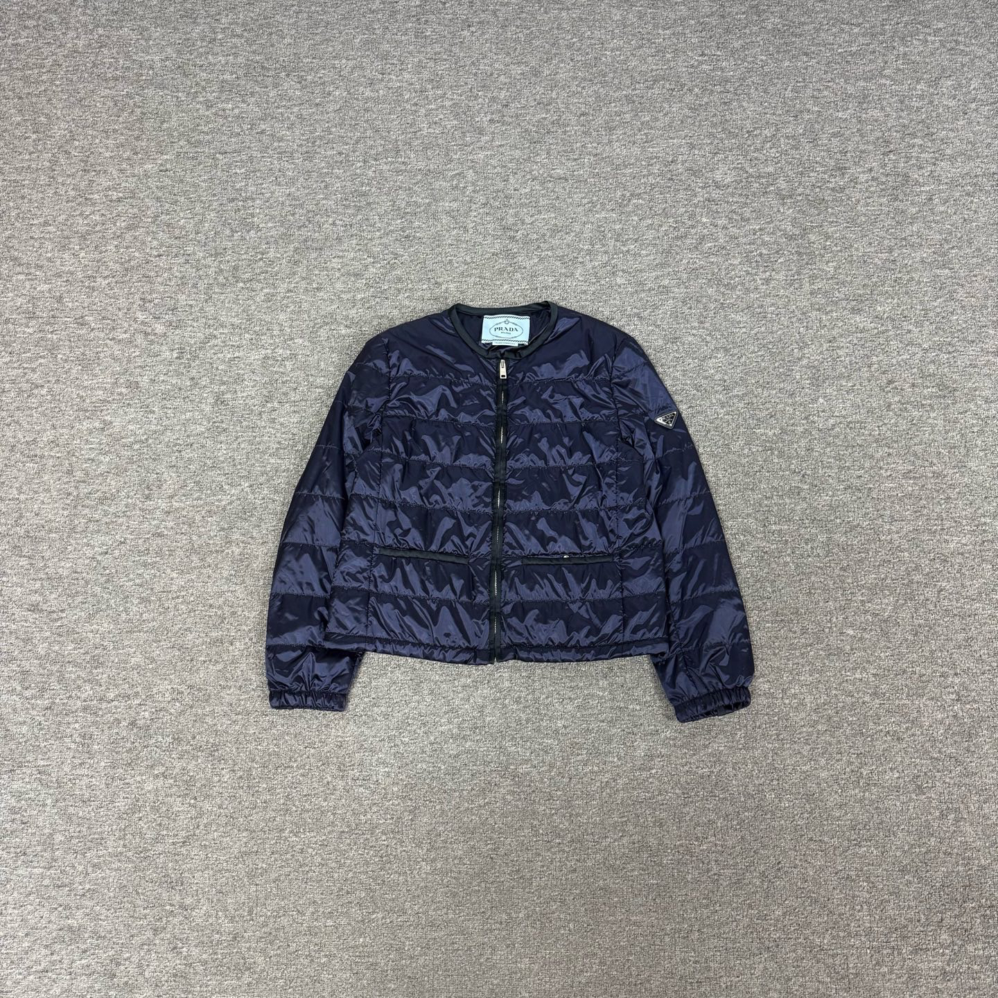 99新 AMIPARIS Prada 普拉达 三角标 短款 棉服 99新 40码