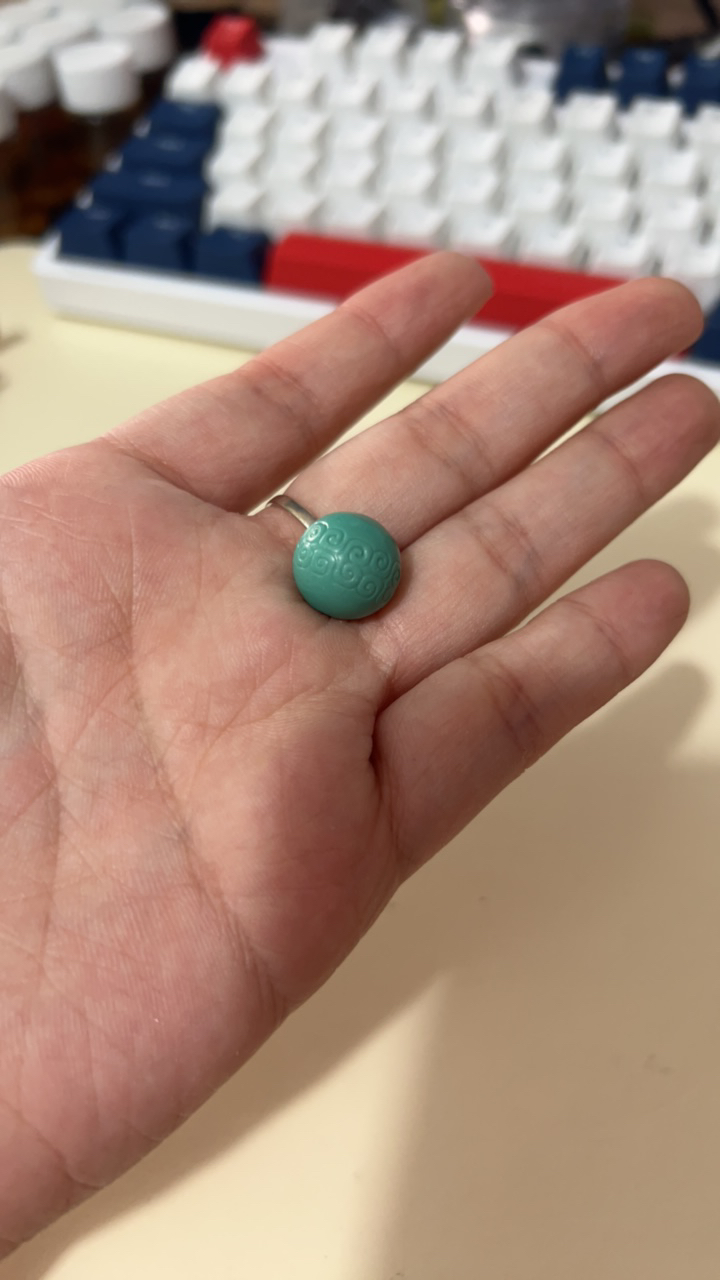 文玩配饰珠绿松石圆珠