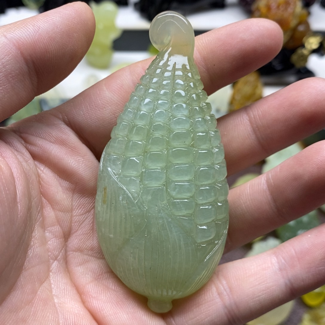 岫玉玉米手把未镶嵌