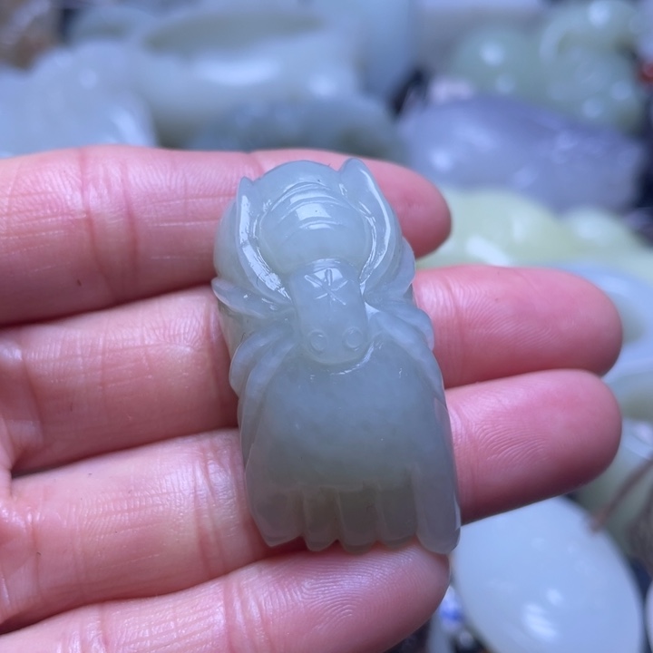 和田玉吊坠(不含链)未镶嵌