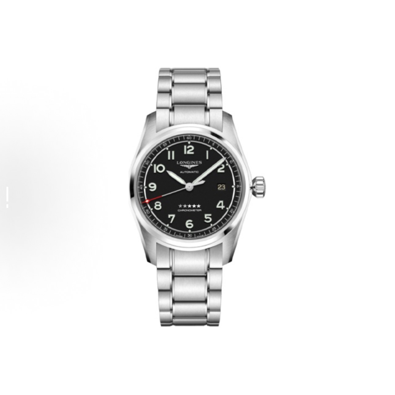 99新 Longines/浪琴 先行者男士腕表40mm表径黑蓝白绿盘可选