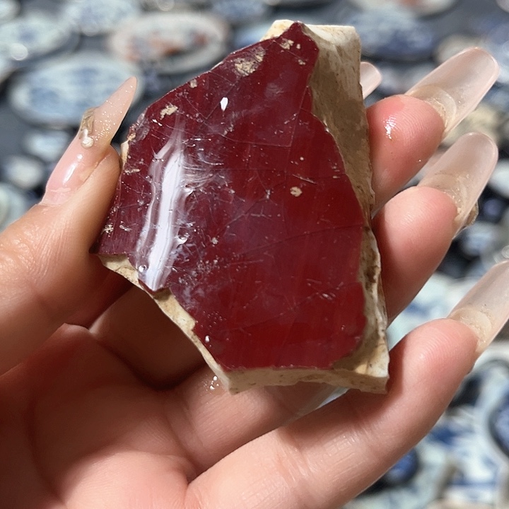 瓷片瓷片茶托喝茶非常不错