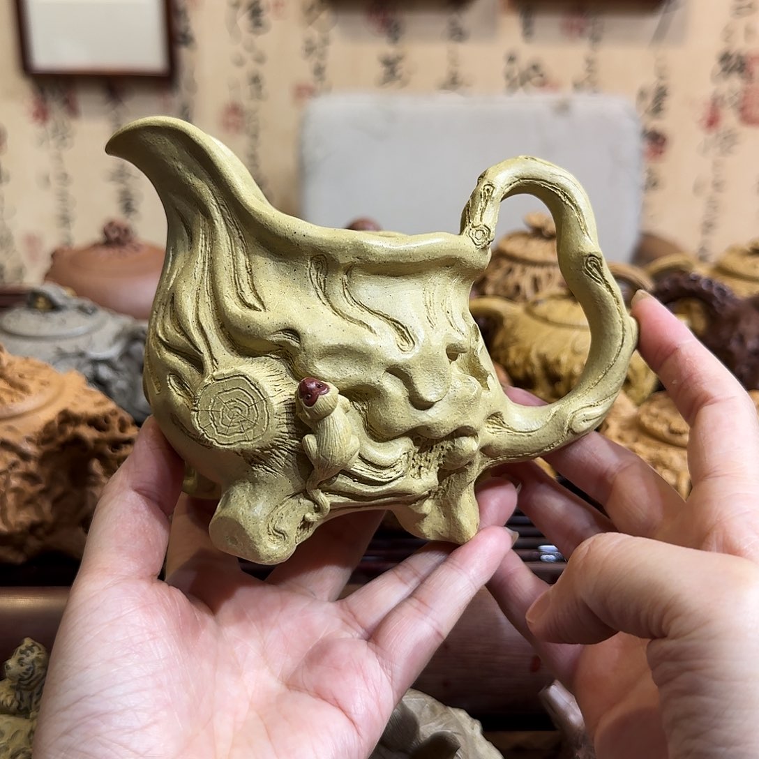 紫砂茶壶本绿供春