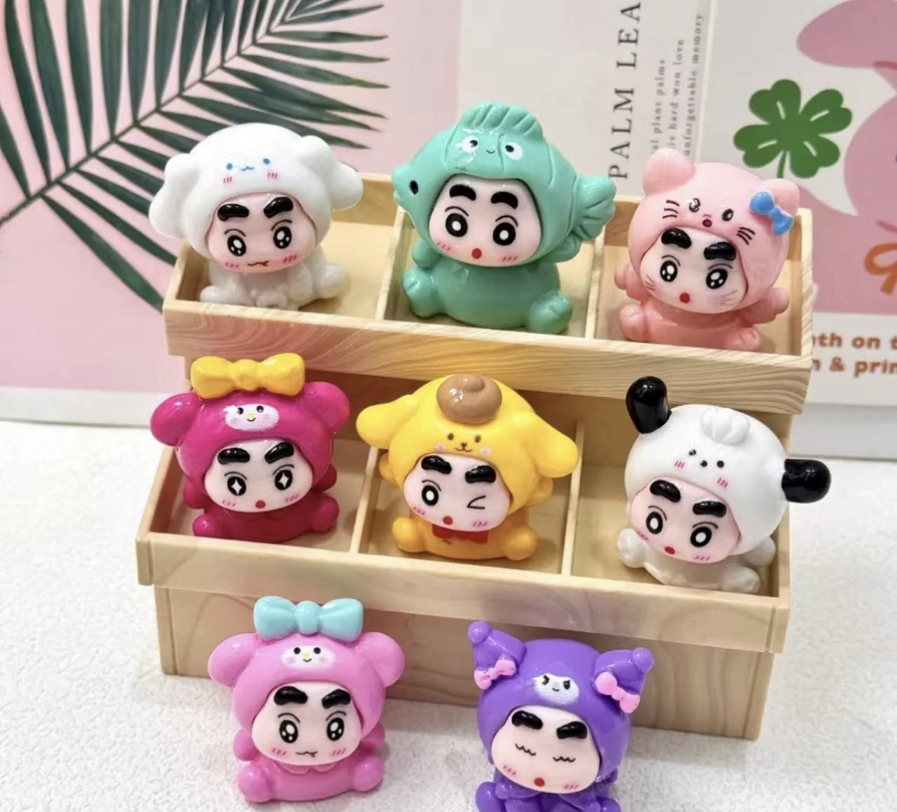 （主播代拆）动物小新DIY手工饰品创意桌面