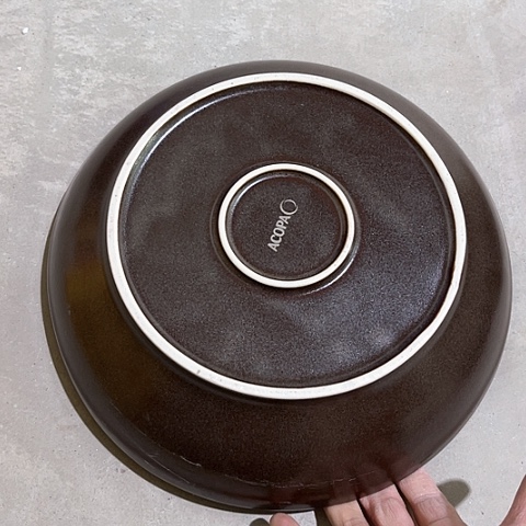 微瑕，不能明火 ，口径27高6外棕内白