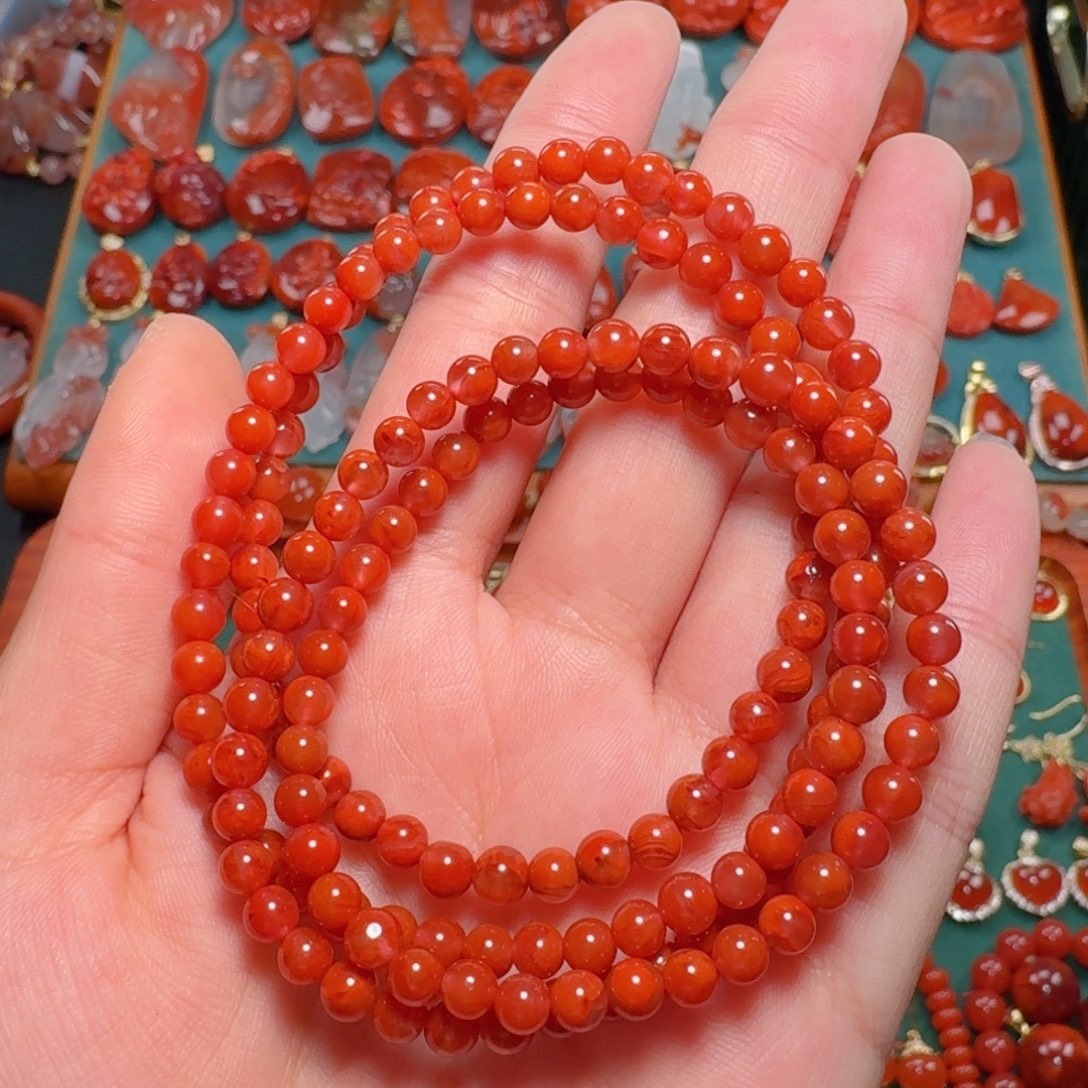 南红玛瑙南红4+未镶嵌