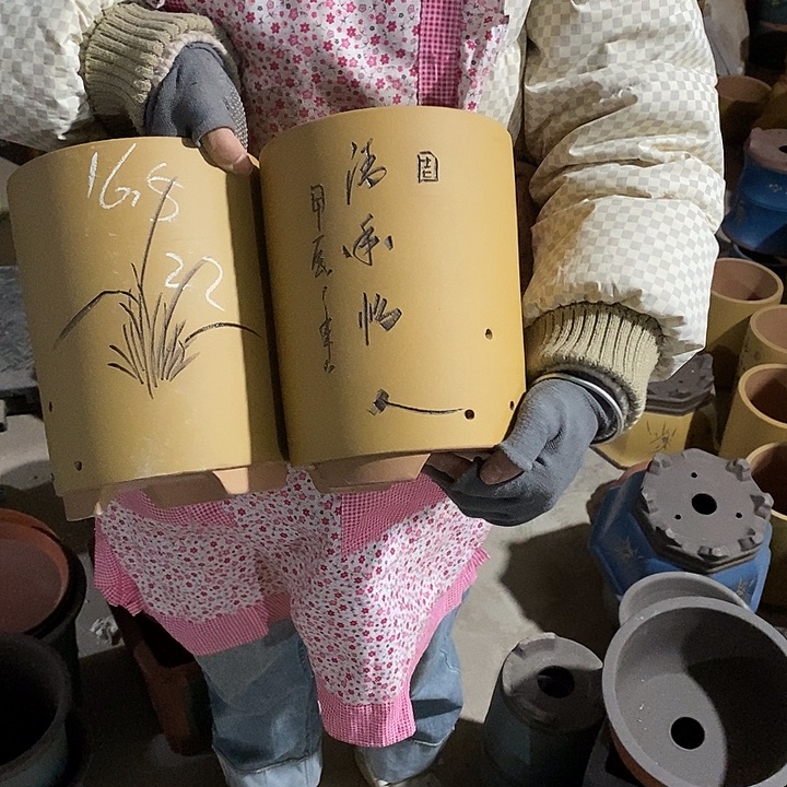 紫砂花盆紫砂花盆