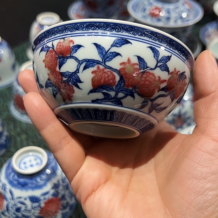 臻玉古坊原矿孔雀石釉里红