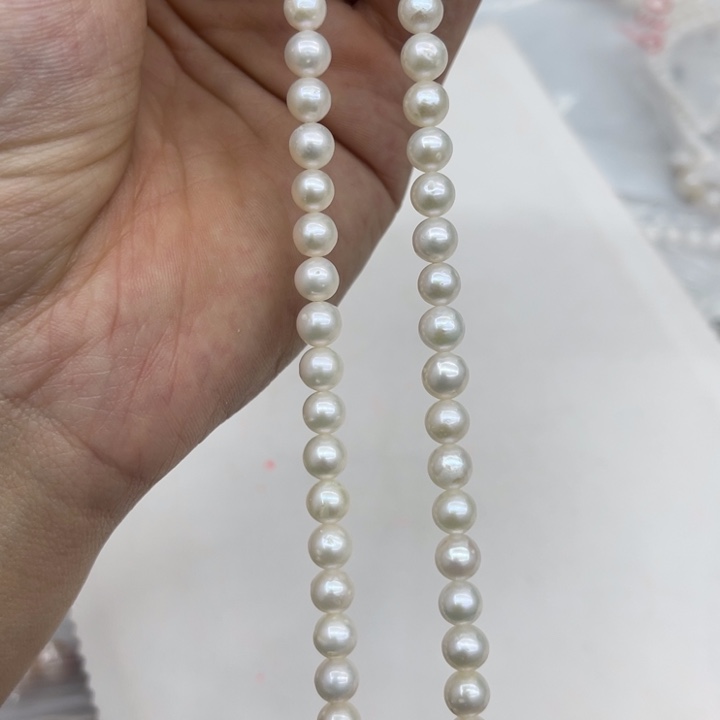 未镶嵌淡水珍珠颈饰00627