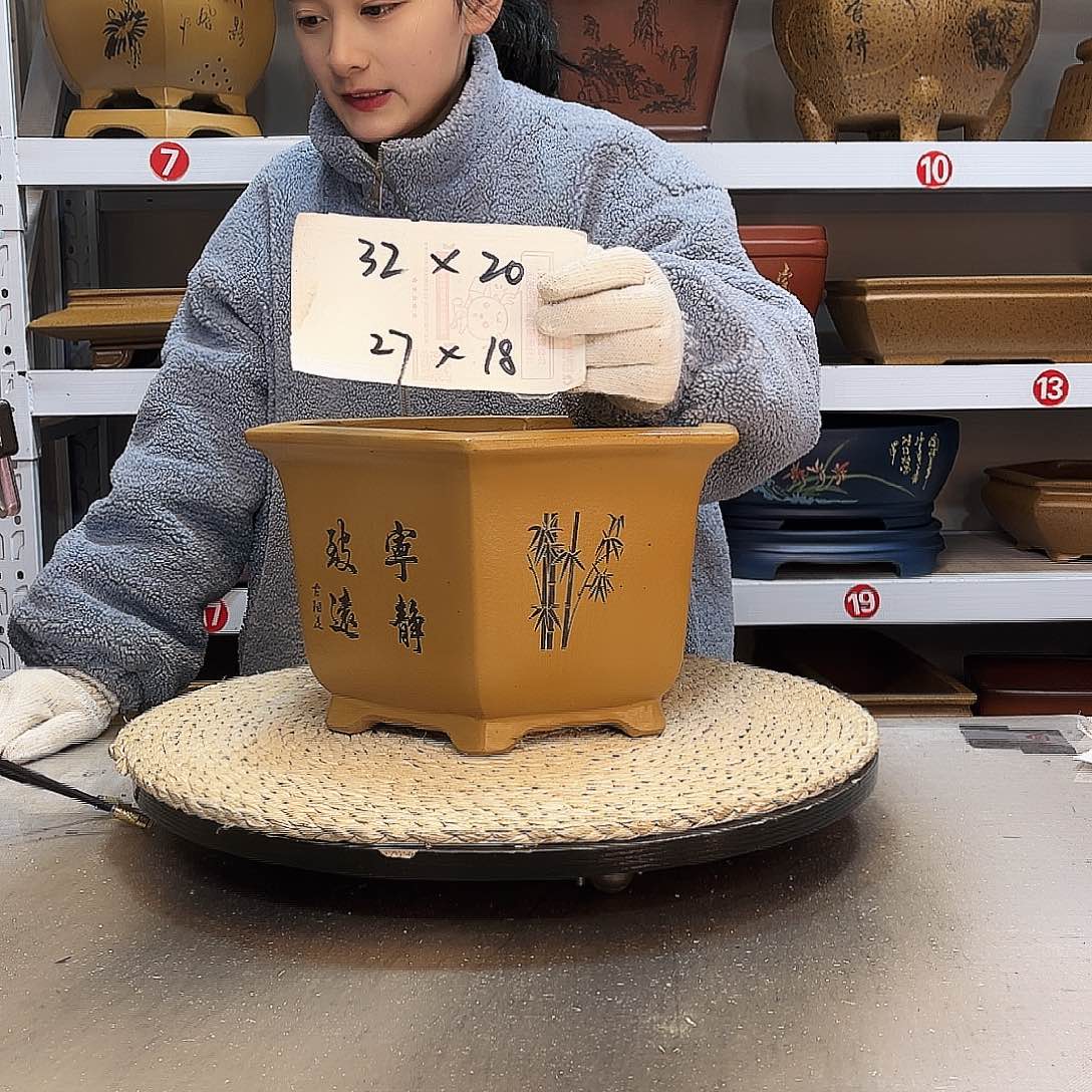 紫砂花盆紫砂花盆