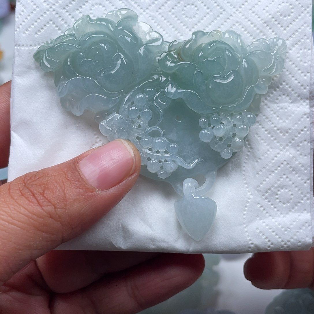 颈饰未镶嵌翡翠翡玉缘翡翠