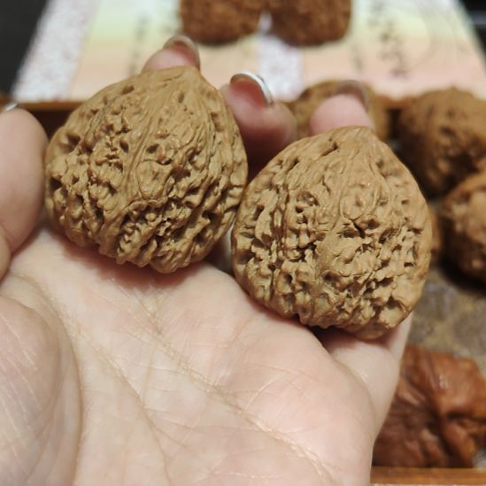 把件文玩核桃古树南将石