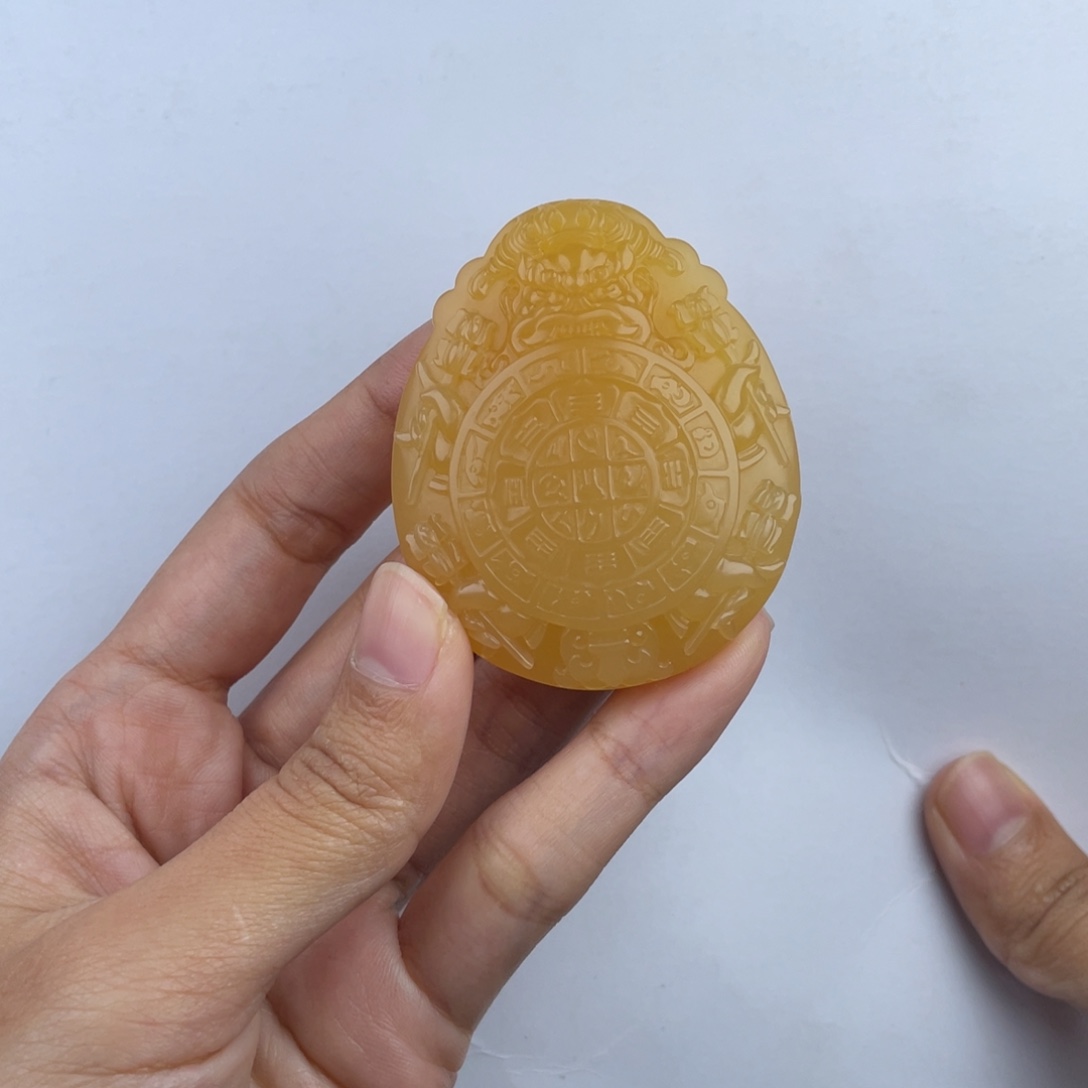 石英质玉（缅黄）未镶嵌手串九****倍