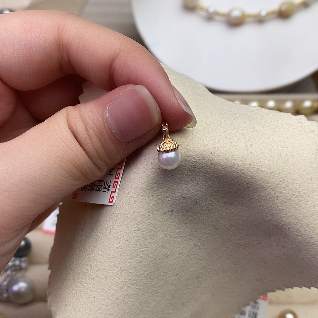 海水珍珠颈饰银S925镶嵌