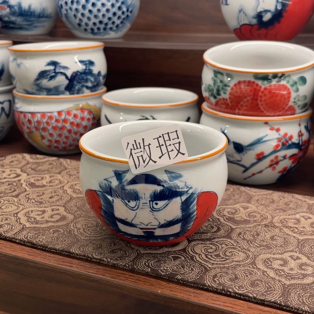 微瑕釉下彩纯手绘