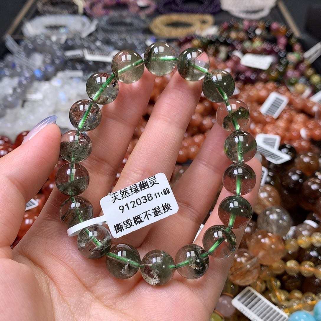 水晶手链未镶嵌，