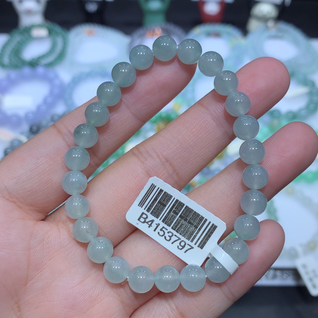 翡翠未镶嵌手串天然