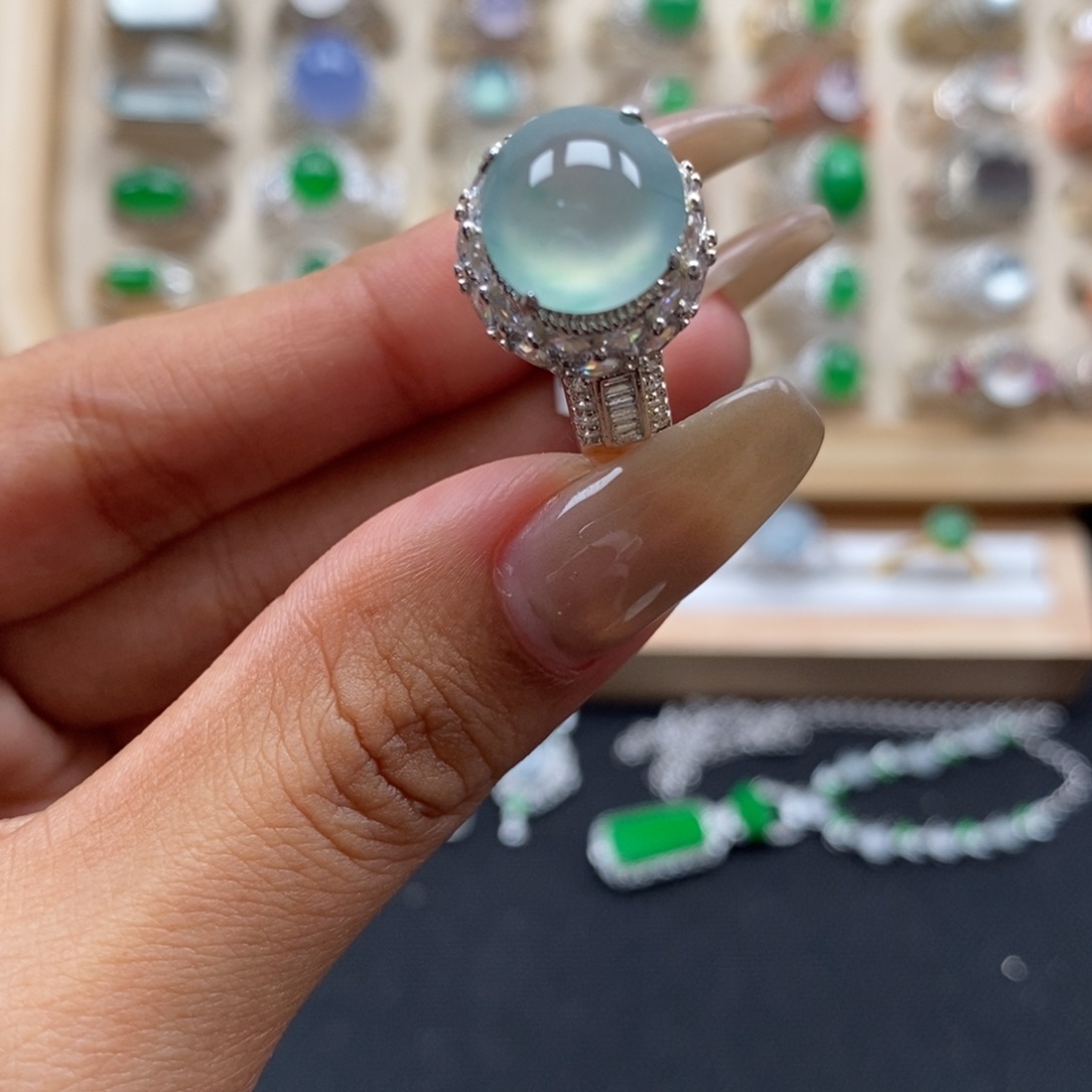 翡翠裸石缅甸天然A货翡翠