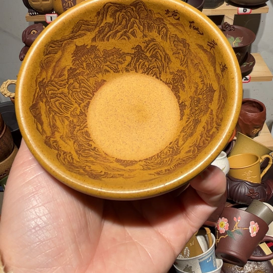 紫砂茶杯宜兴紫砂主人杯