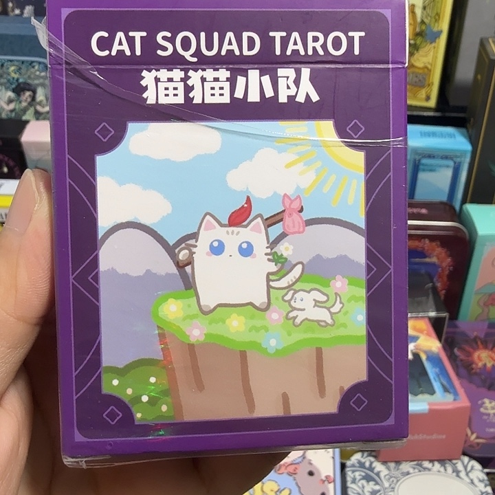 正版猫猫小队双面压纹黑芯纸