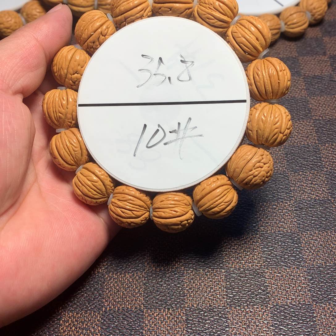 桃核手串10号链接了