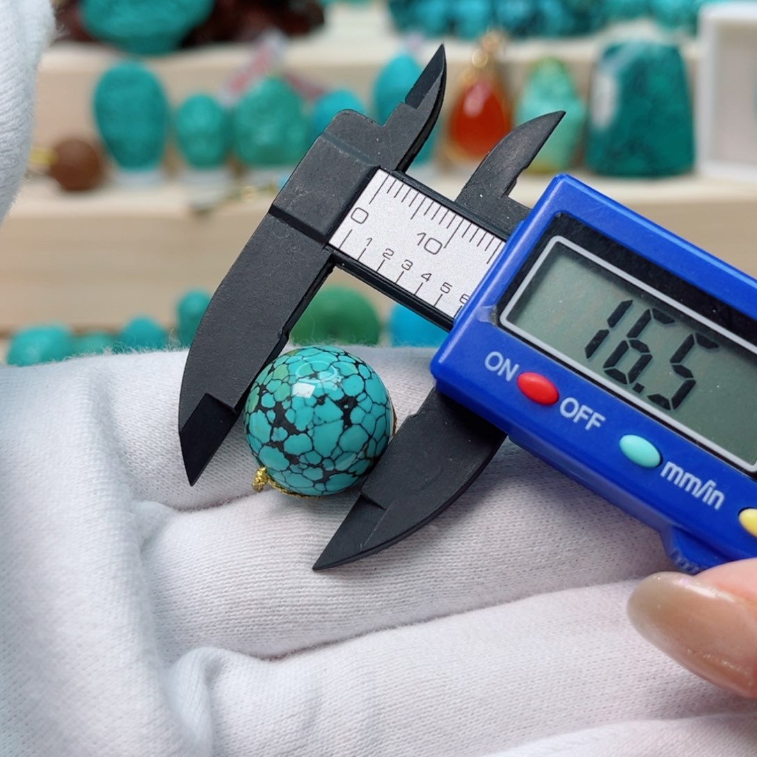 绿松石圆珠未镶嵌