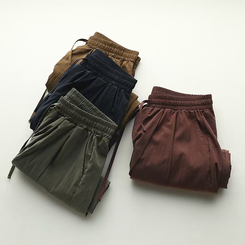 冰氧裙裤莱赛尔天丝~清凉透气遮肉显瘦 慵懒松弛褶皱珠光感 女夏