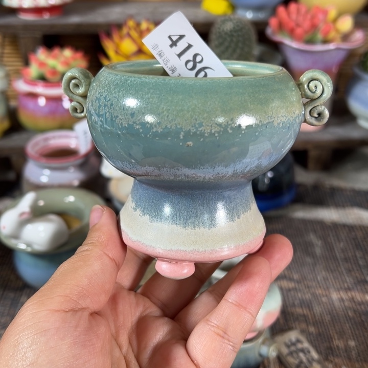 口6高8 手工花盆满30包邮