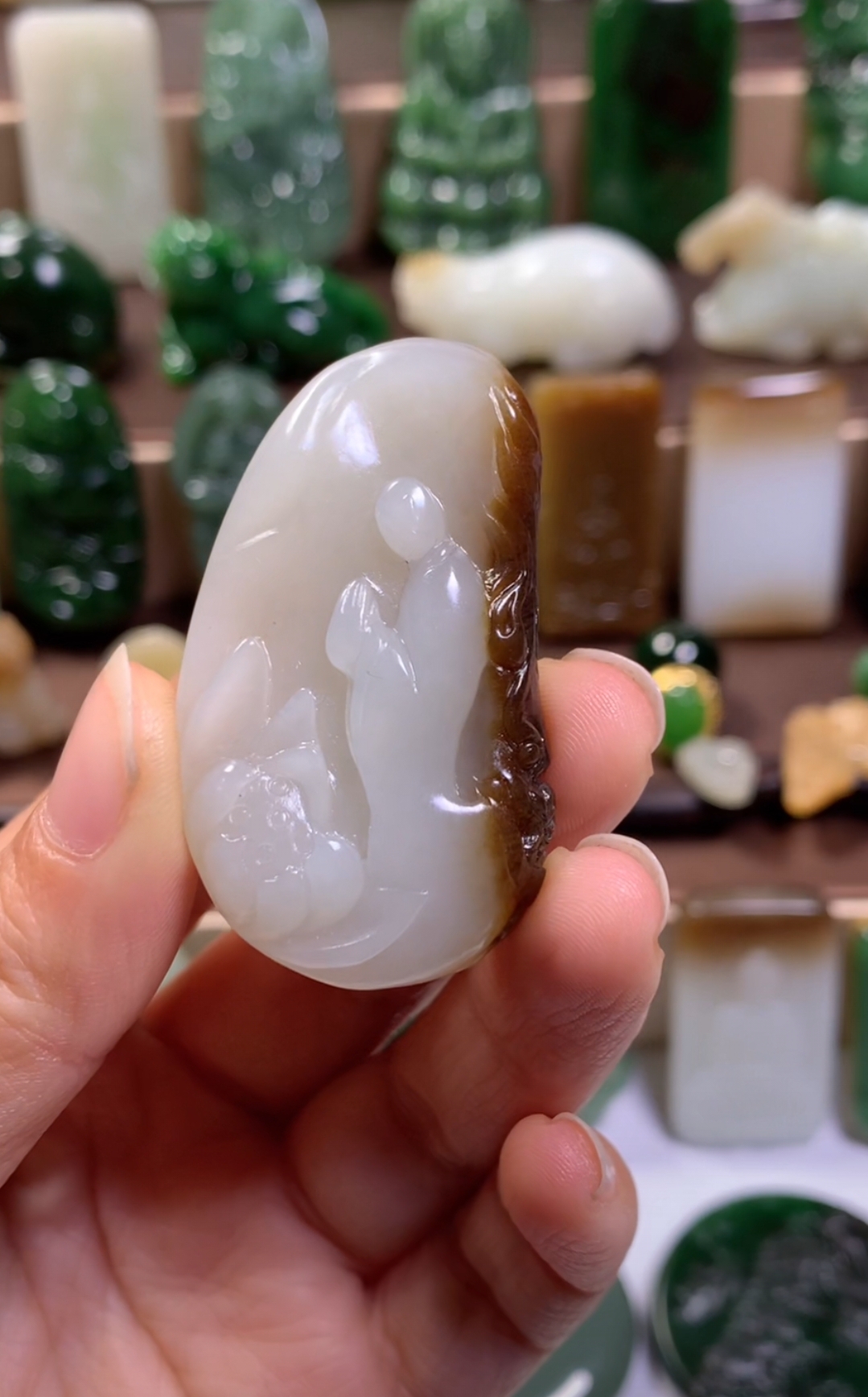 和田玉挂件未镶嵌